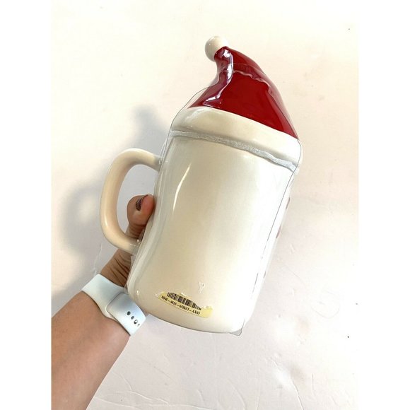 New RAE DUNN Christmas “SANTA" White Mug - Picture 7 of 7